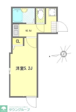 ALBA亀有の物件間取画像